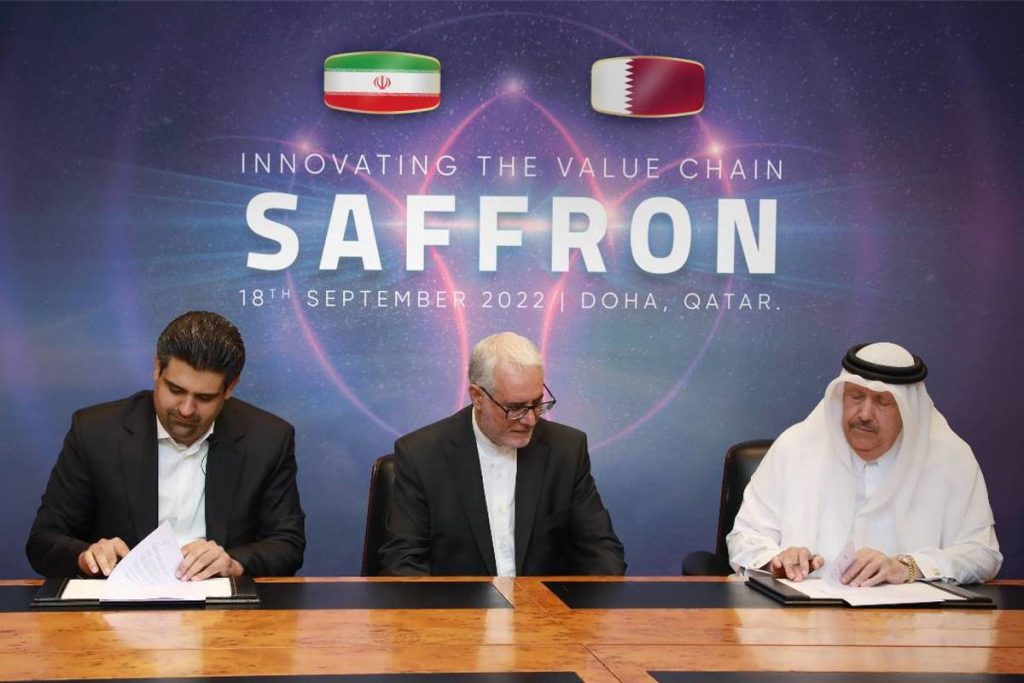 بزرگترین قرارداد تجاری زعفران بین ایران و قطر بسته شد