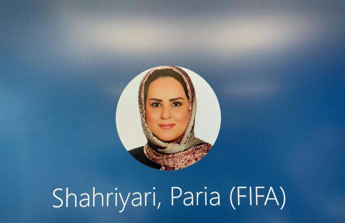 اولین مدیر زن ایرانی عضو فیفا شد