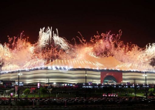 آتش بازی در افتتاحیه جام جهانی قطر